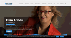 Desktop Screenshot of elisaribau.com